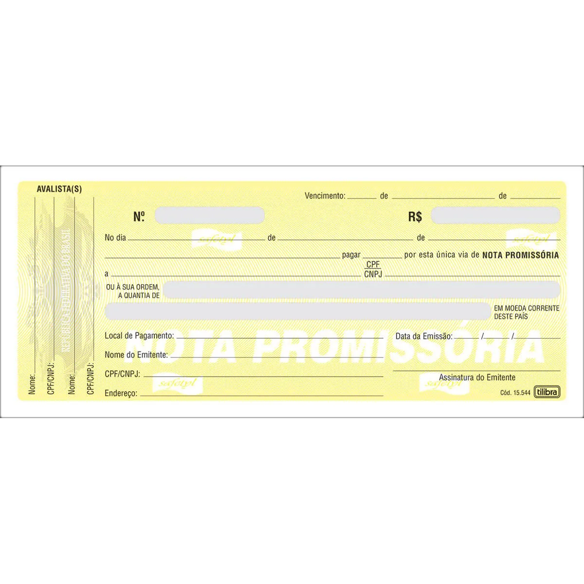 NOTA PROMISSORIA 50X1 FLS