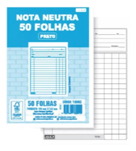 NOTINHA NEUTRA 50X1 FLS
